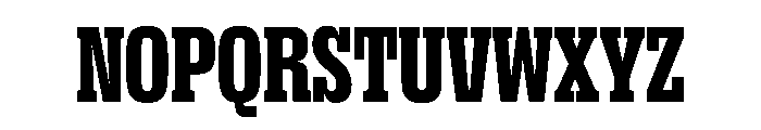 DBClaridaySlab Bold Font UPPERCASE