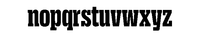 DBClaridaySlab Bold Font LOWERCASE