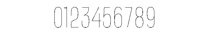 DBClaridaySlab Hairline Font OTHER CHARS