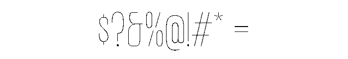 DBClaridaySlab Hairline Font OTHER CHARS