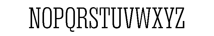 DBClaridaySlab Light Font UPPERCASE