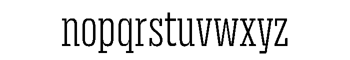 DBClaridaySlab Light Font LOWERCASE