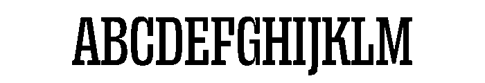 DBClaridaySlab Medium Font UPPERCASE