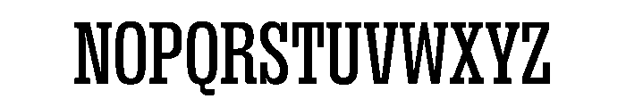 DBClaridaySlab Medium Font UPPERCASE