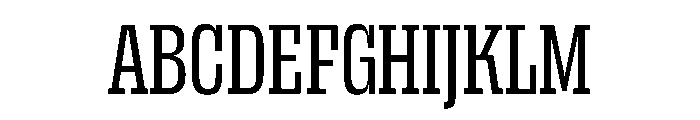 DBClaridaySlab Regular Font UPPERCASE