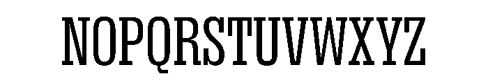 DBClaridaySlab Regular Font UPPERCASE