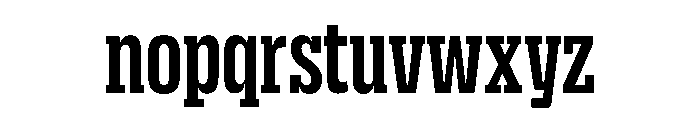 DBClaridaySlab Semibold Font LOWERCASE