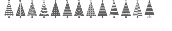 db christmas tree Font UPPERCASE