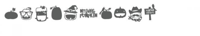 db pumpkin patch Font OTHER CHARS