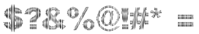 DCC-Stripes Font OTHER CHARS