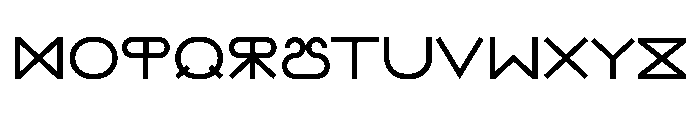 DCTESTRegular Font LOWERCASE