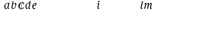 Dcennie JY Expert Italic Font UPPERCASE