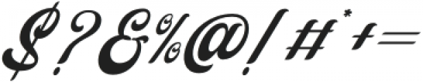 DDHewlena-Italic otf (400) Font OTHER CHARS