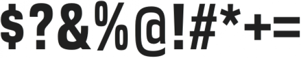 DDT Condensed Bold otf (700) Font OTHER CHARS