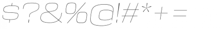 DDT Ext UltraLight Italic Font OTHER CHARS