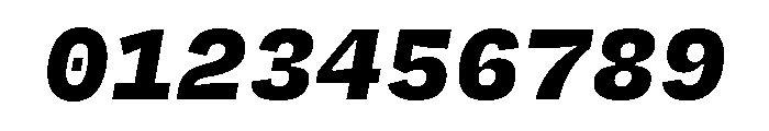 Degular Mono Black Italic Font OTHER CHARS