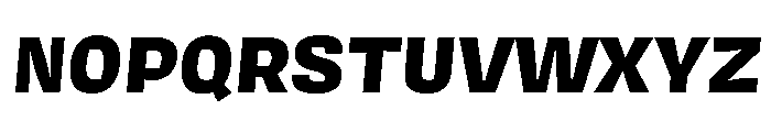 Degular Mono Extra Bold Italic Font UPPERCASE