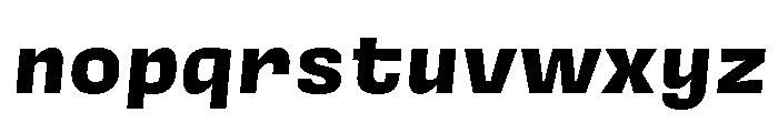 Degular Mono Extra Bold Italic Font LOWERCASE