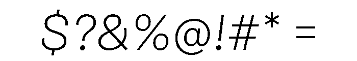 Degular Mono Extra Light Italic Font OTHER CHARS