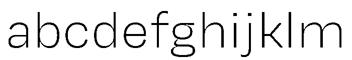Degular Mono Extra Light FONT