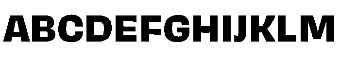 Degular Mono Heavy Font UPPERCASE