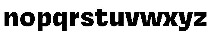Degular Mono Heavy Font LOWERCASE