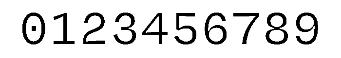 Degular Mono Regular Font OTHER CHARS