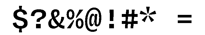 Degular Mono Semibold Font OTHER CHARS