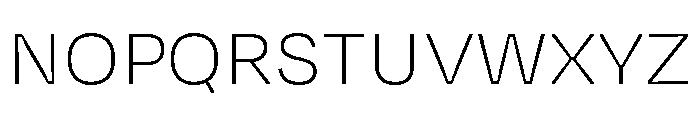 Degular Variable Extra Light Font UPPERCASE
