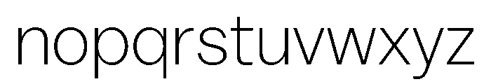 Degular Variable Light Font LOWERCASE