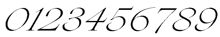 Deseo Light Italic Font OTHER CHARS
