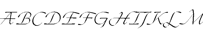 Deseo Light Italic Font UPPERCASE