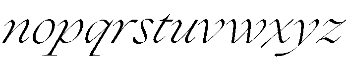 Deseo Light Italic Font LOWERCASE