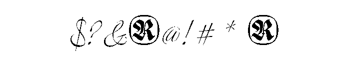 Deseo Regular Font OTHER CHARS