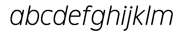 Detail VF Light Italic FONT
