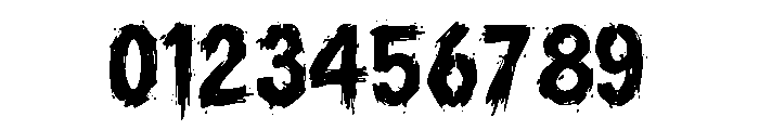 DEADGRAVE Regular Font OTHER CHARS