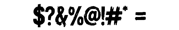 DEADGRAVE Regular Font OTHER CHARS