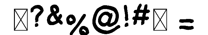 DEAR YOUNA Font OTHER CHARS