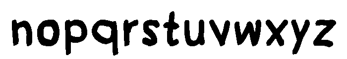 DEAR YOUNA Font LOWERCASE