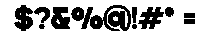 DECTONE-Black Font OTHER CHARS
