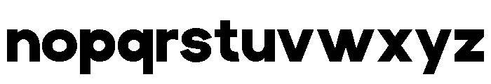 DECTONE Extra Bold Font LOWERCASE