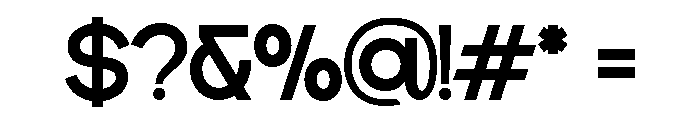 DECTONE-Regular Font OTHER CHARS