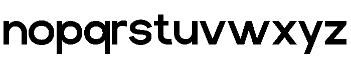 DECTONE-Regular Font LOWERCASE