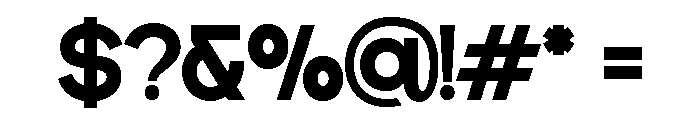 DECTONE Semi Bold Font OTHER CHARS