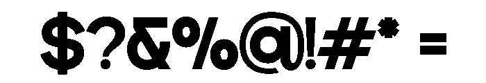 DECTONE-SemiBold Font OTHER CHARS