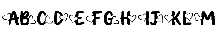 DEEDLY Regular Font UPPERCASE
