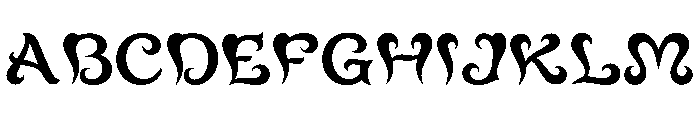 DEEP JOY Regular Font UPPERCASE