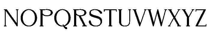 DENOVA Bold Font UPPERCASE