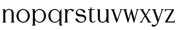 DENOVA Bold Font LOWERCASE