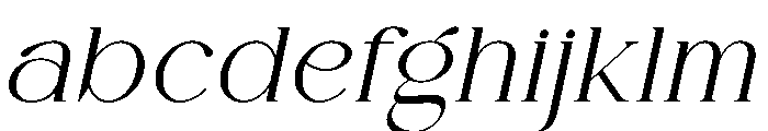 DENOVA Italic FONT